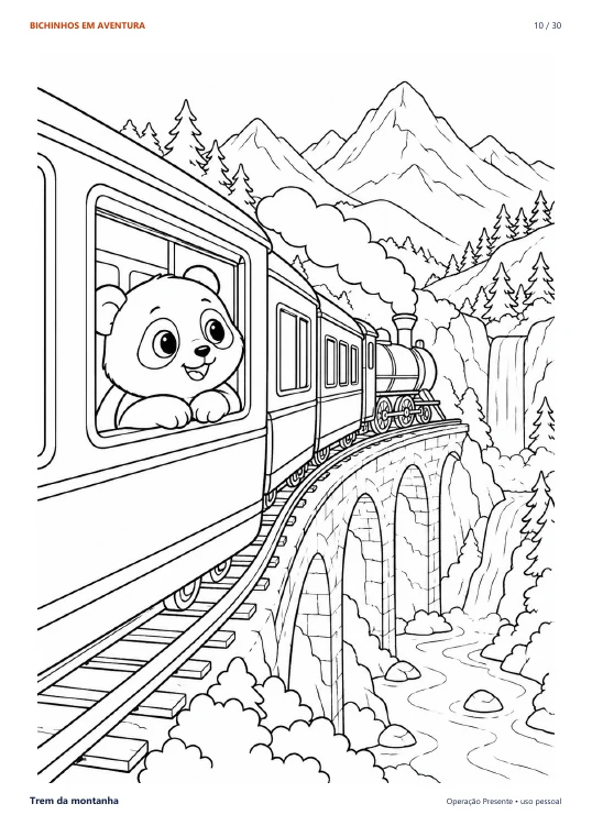 Desenho 10 da amostra de Bichinhos em Aventura