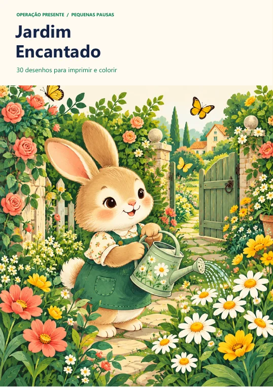 Capa do livro Jardim Encantado