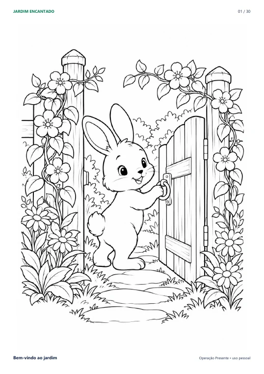Desenho 1 da amostra de Jardim Encantado